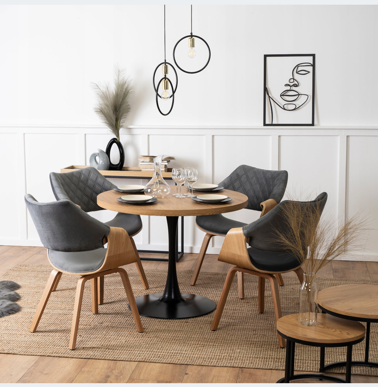 Round Modern Table For Living Room