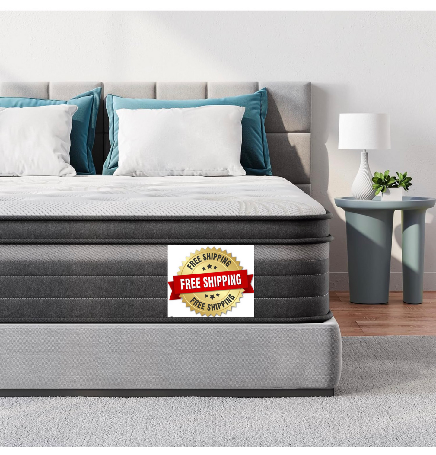 Small Double Mattress, 10.6 Inch Cool Memory Foam Individually Pocket Sprung Mattress