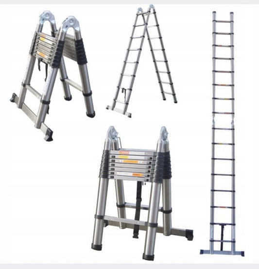 ladder 5 m aluminum up to 150 kg