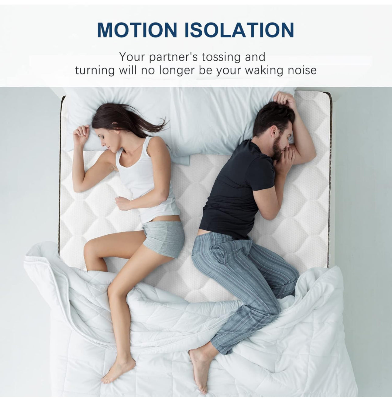 King Mattress 5FT Hybrid Pocket Sprung Memory Foam
