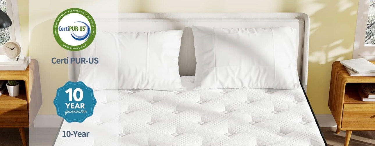 King Mattress, 31cm Hybrid Mattresses King Size 5FT, Memory Foam & Individually Pocket Spring for Pain Relief