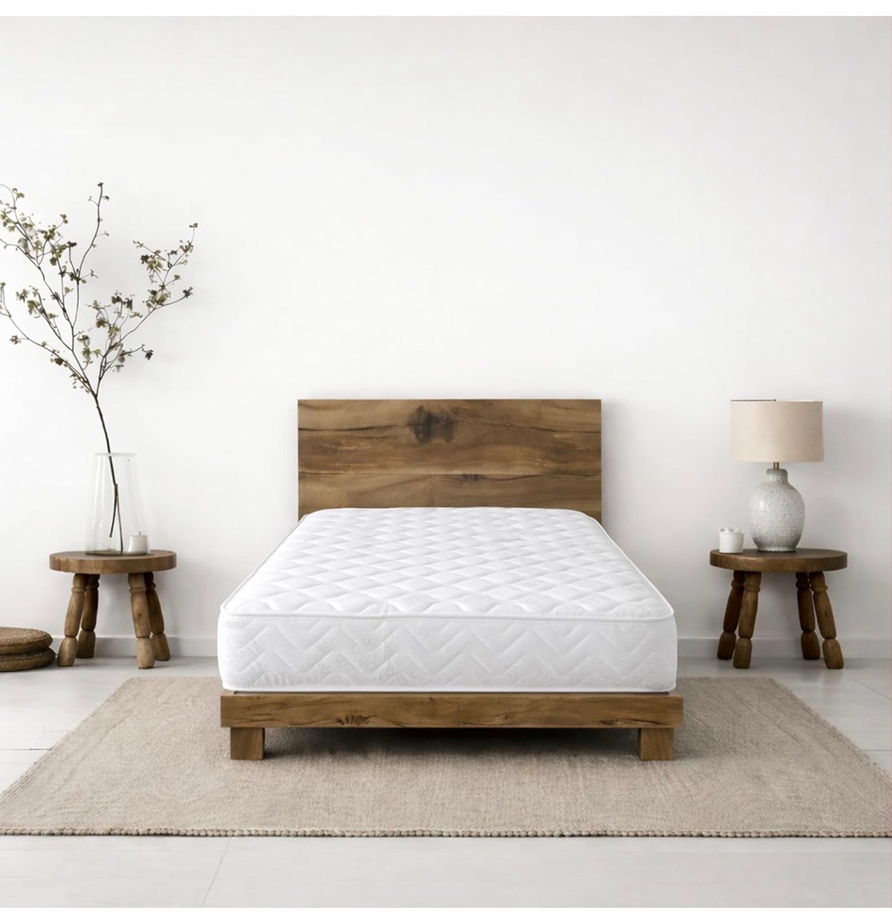 Single Mattress – Memory Foam Mattress with Springs, Maximum Value, 18cm Deep,