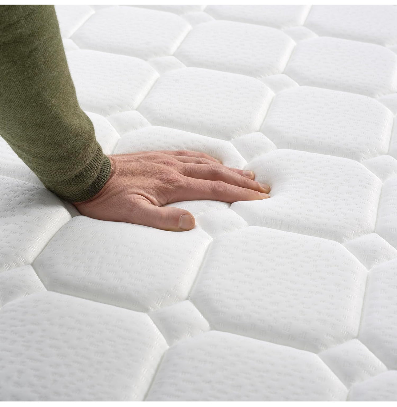 5ft King Size Mattress Memory Foam Mattress 11 Inch Deep Extra Firm Mattress (150x200cm