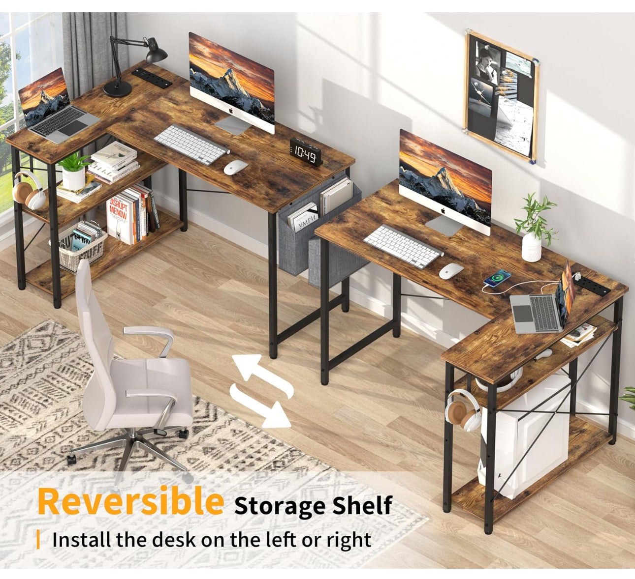 L Shaped Computer Desk