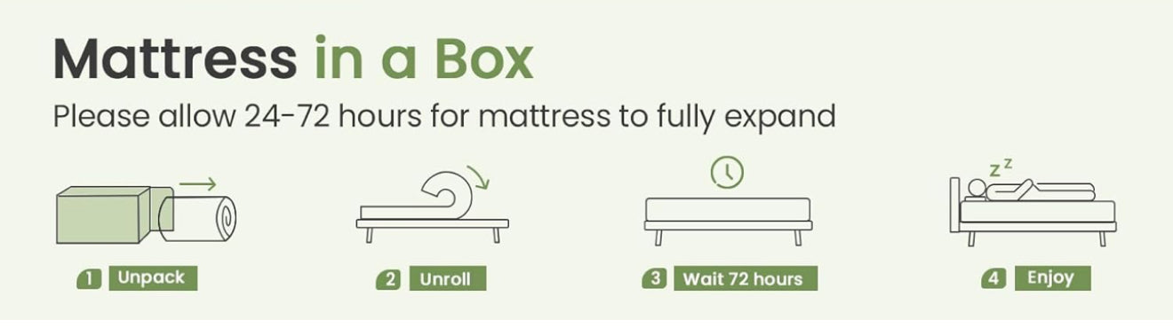 Single Mattress 3FT, 10 Inch Gel Memory Foam Pocket Sprung Hybrid Mattress, 7-Zone Orthopedic