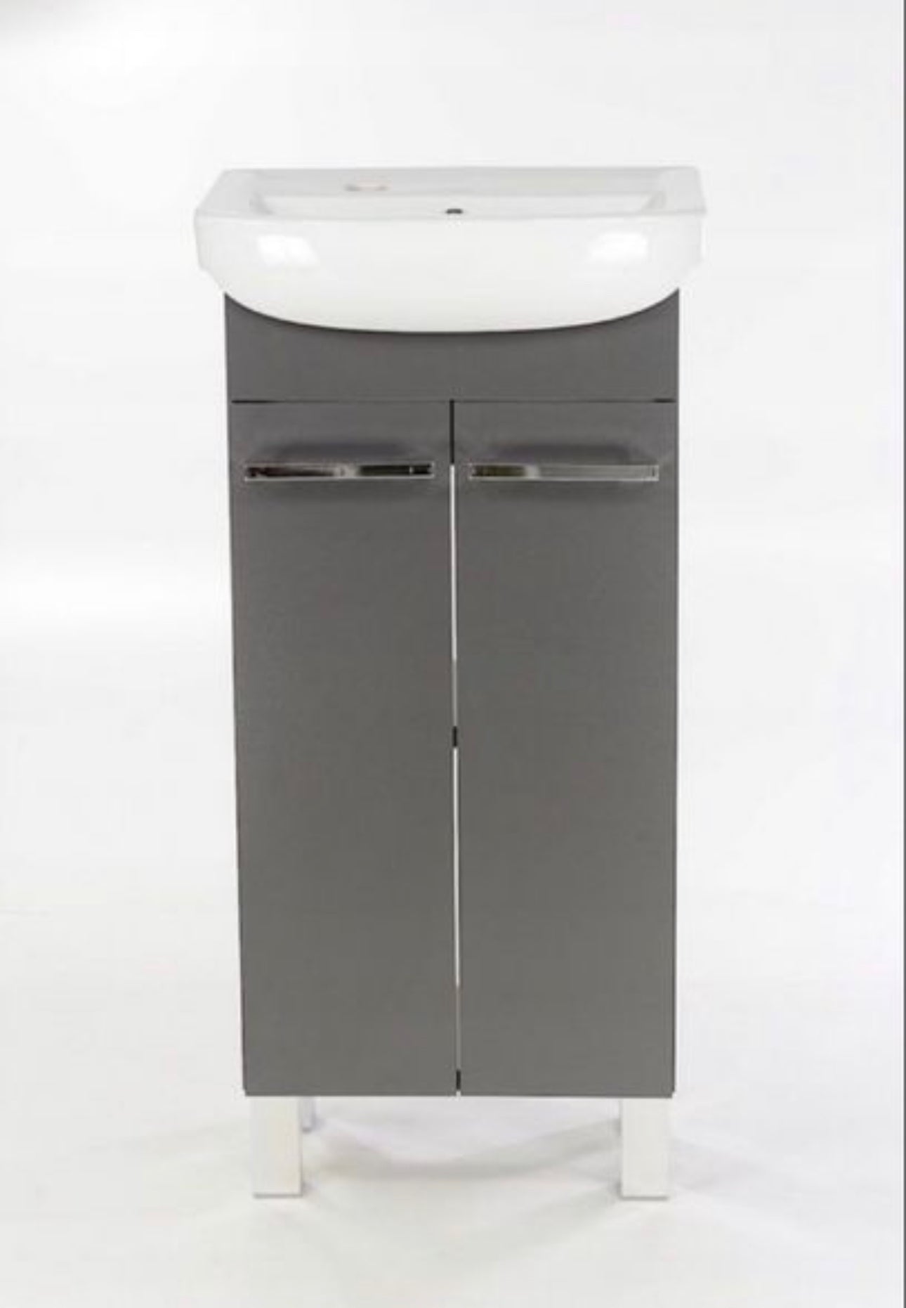 cabinet with sink 40x28.5x84.5 cm graphite