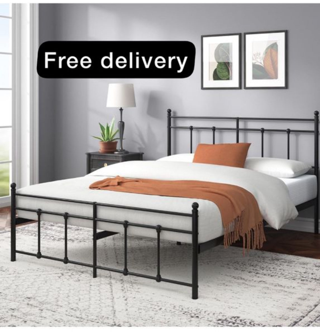 King Size Bed Frame - Bed 150x200 cm
