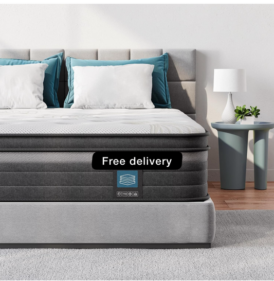 Gel Individually Pocket Sprung Double Mattress 4FT6 with Breathable Soft Fabric