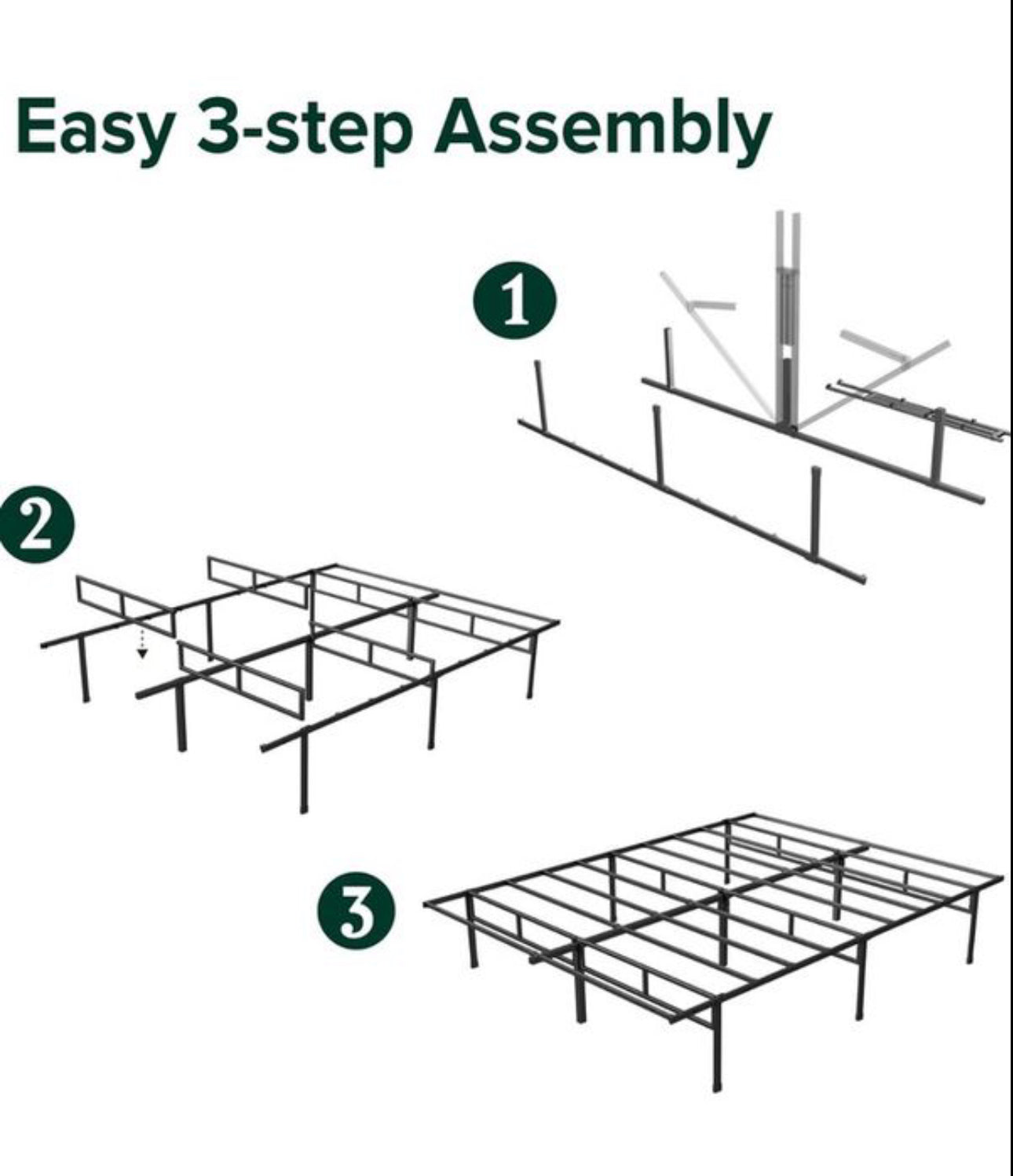 Double Bed frame - Bed 135x190 cm