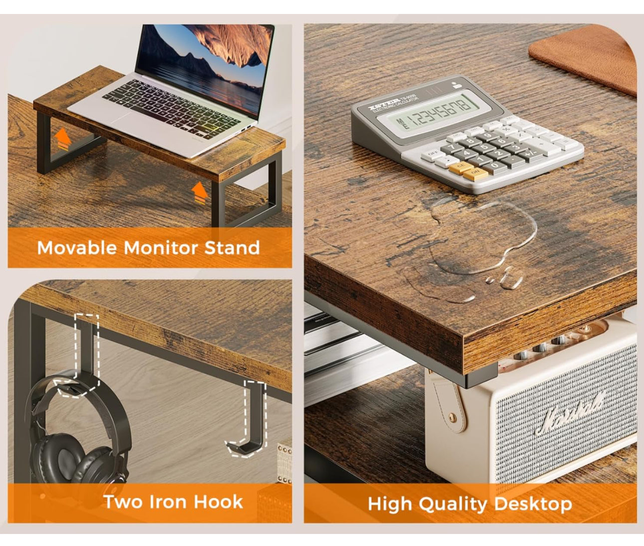 Corner Desk with Storage