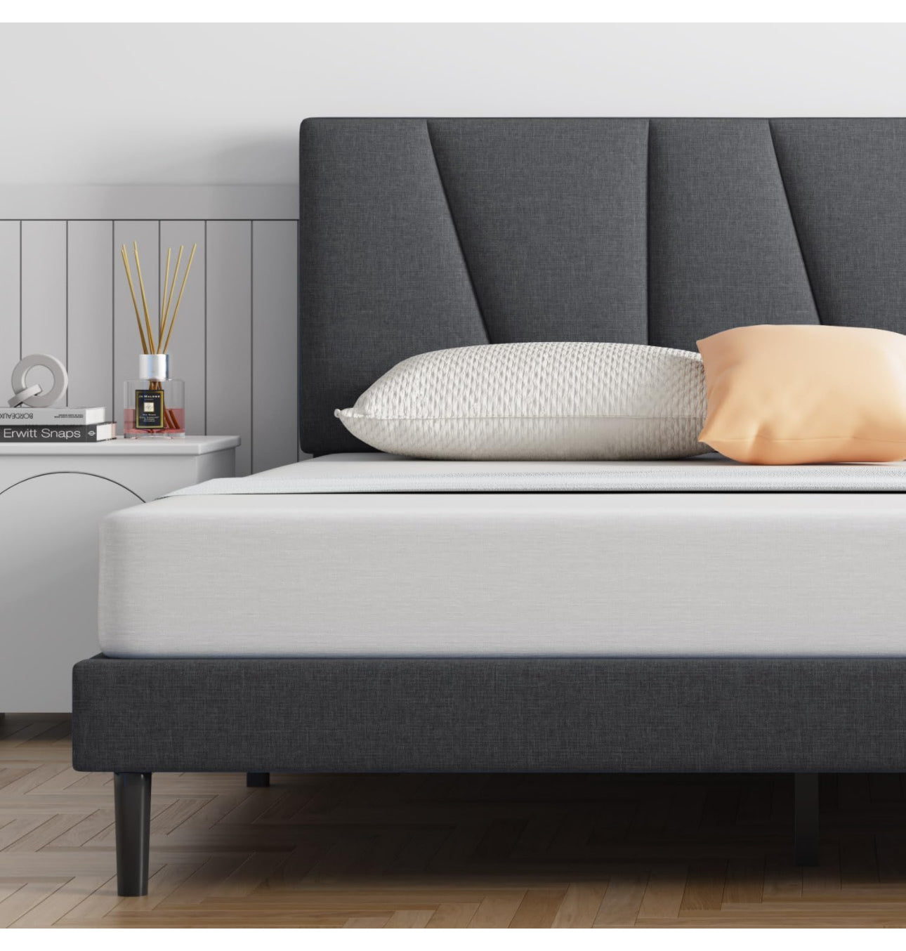 Double Bed Frame Upholstered