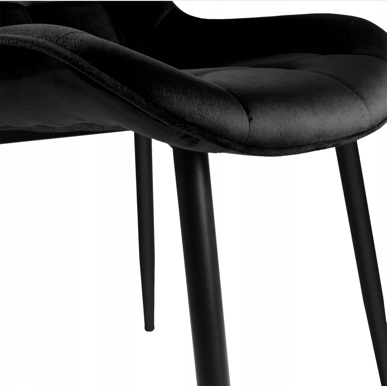 UPHOLSTERED CHAIR BLACK LOFT FOR OFFICE DINING ROOM