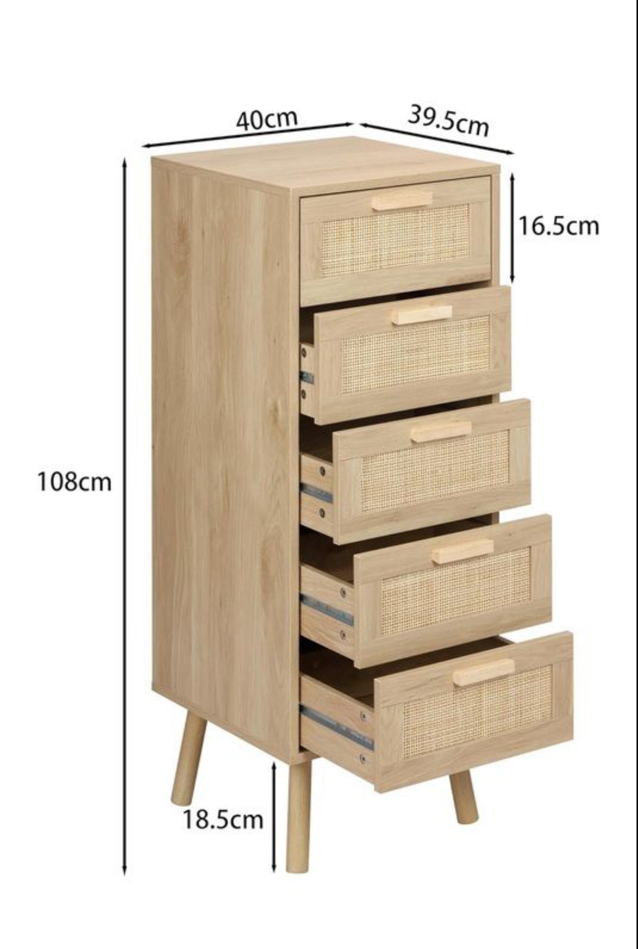 Rattan Chest of Drawers Bedroom