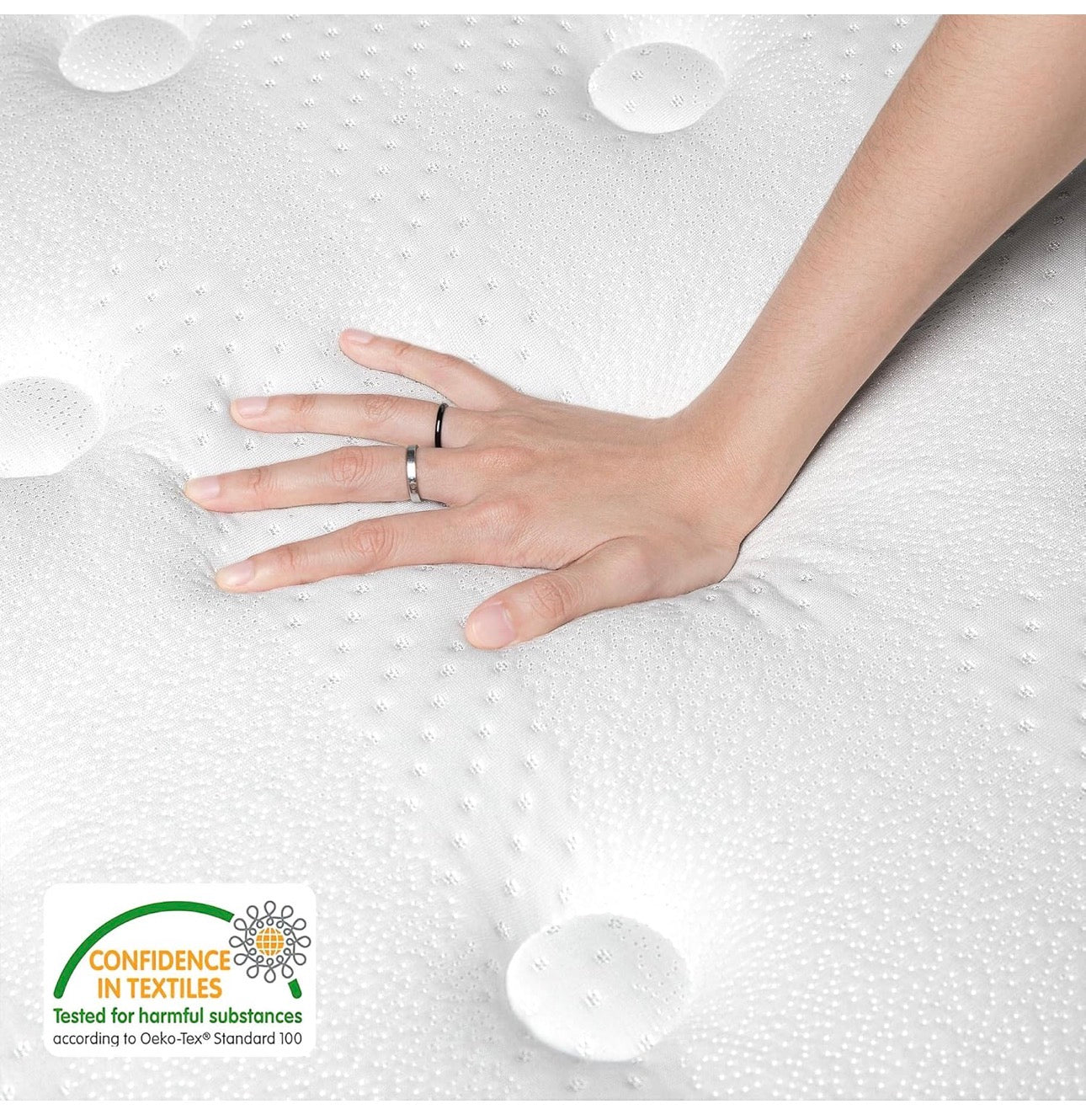 Small Double Mattress, 10.6 Inch Cool Memory Foam Individually Pocket Sprung Mattress