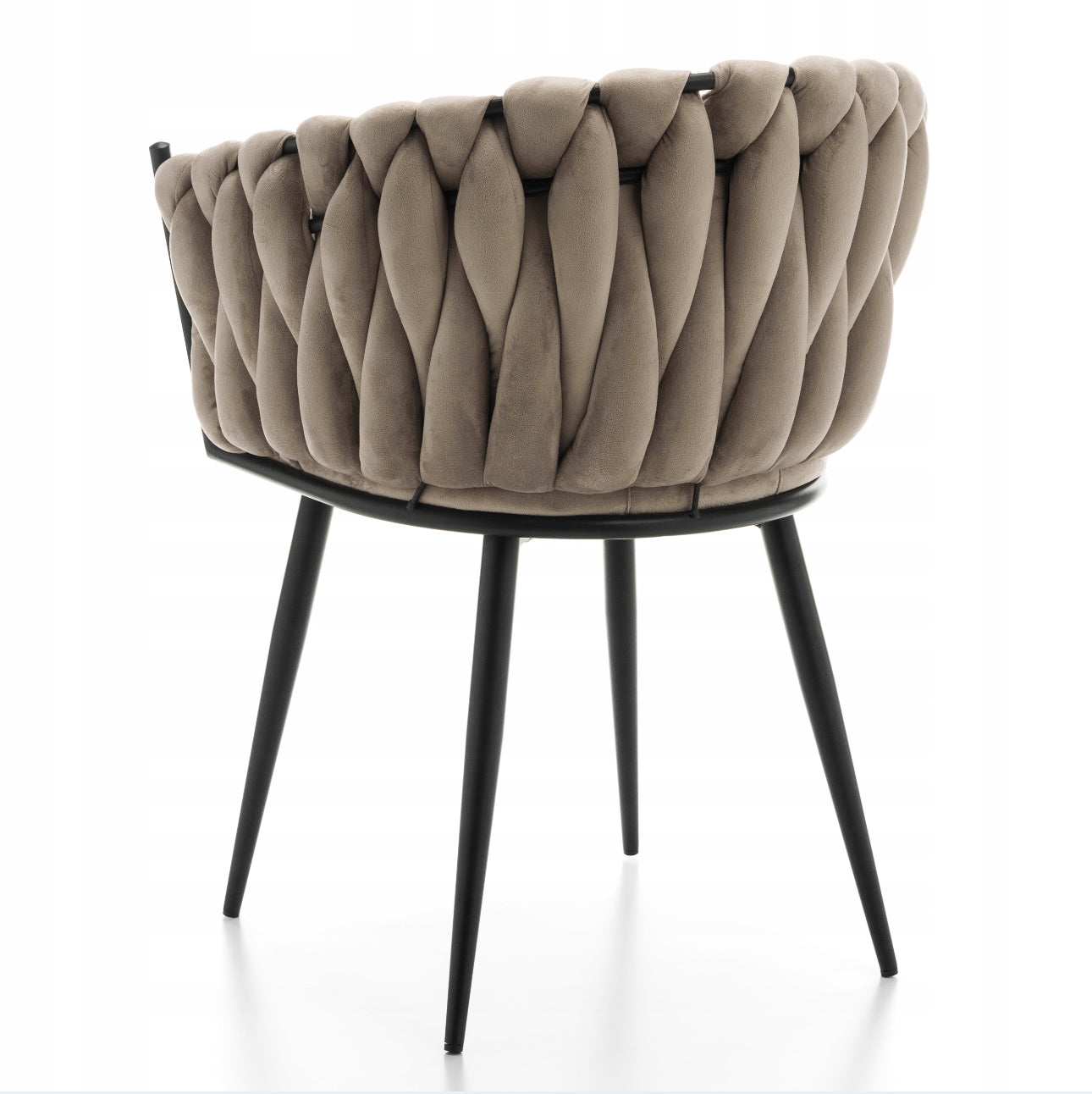 Set of 4 GLAMOR LIVING ROOM VELOR MODERN LATINA UPHOLSTERY CHAIR