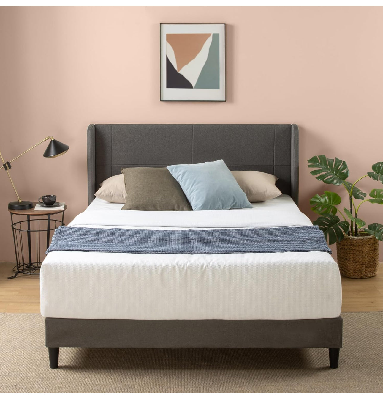 Double Bed frame  Bed 135x190 cm  25 cm Height