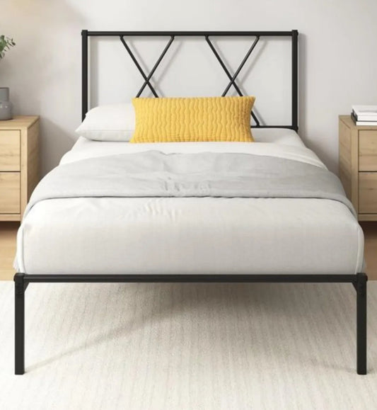 Single Bed Frame  Bed 90x190 cm 30cm Height