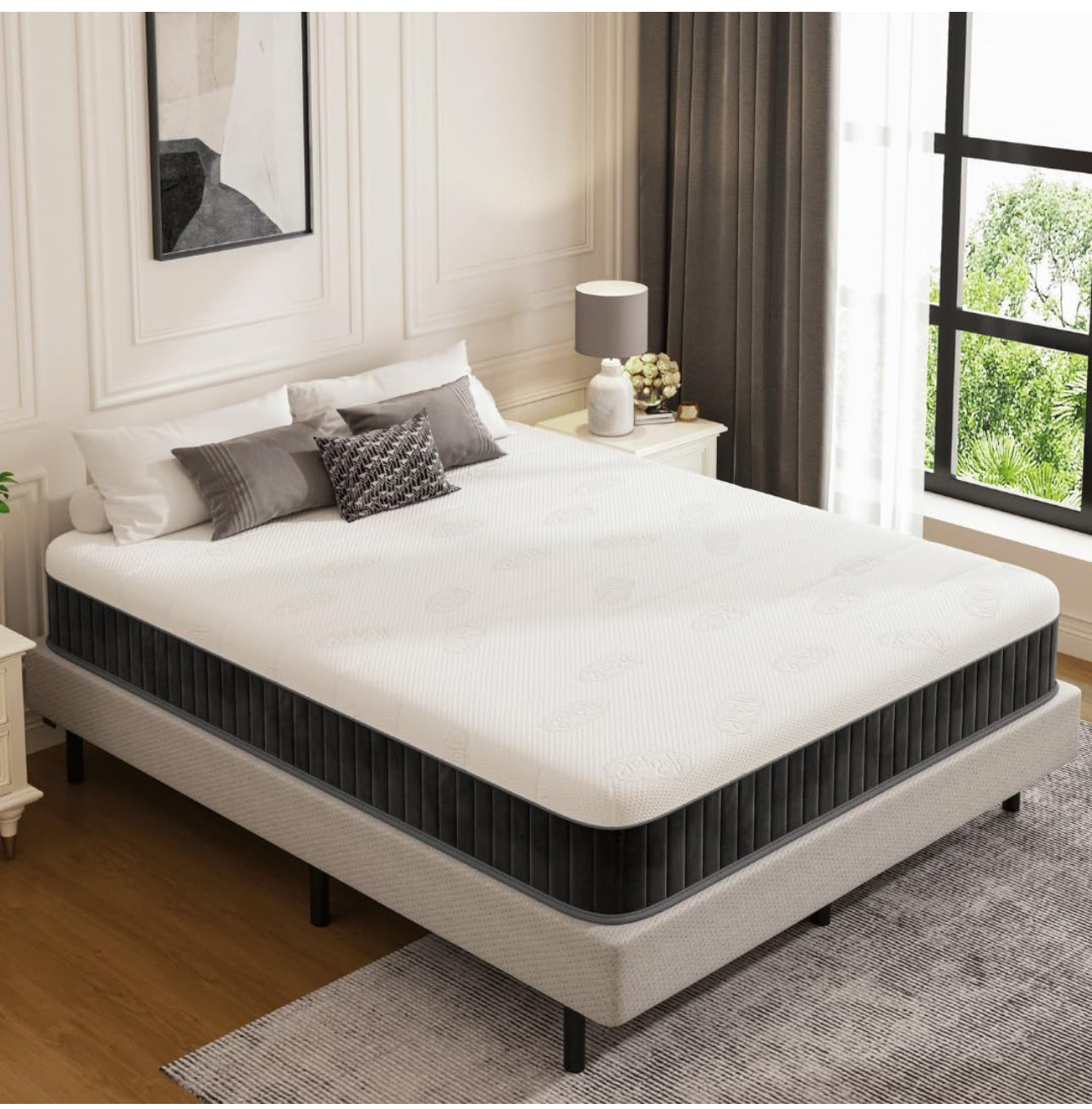 3FT Single Mattress 90x190cm  – 25cm Thick Pocket Sprung