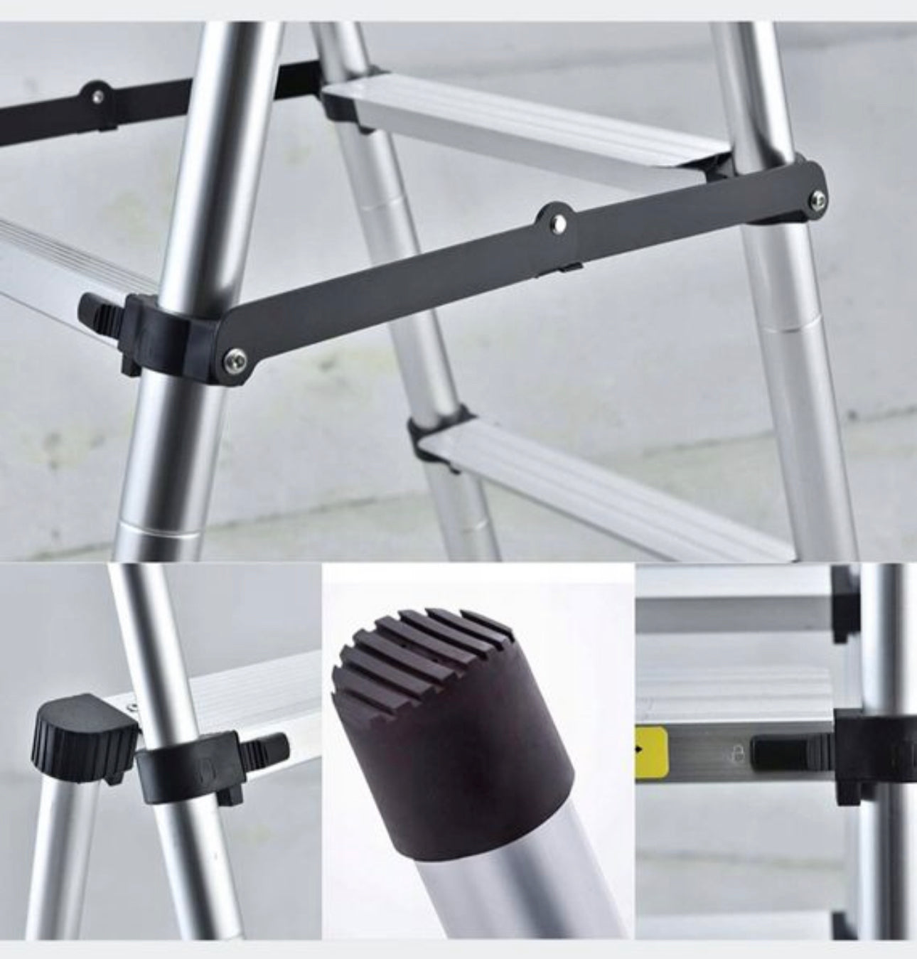 Ladder  1,7 m aluminum up to 150 kg