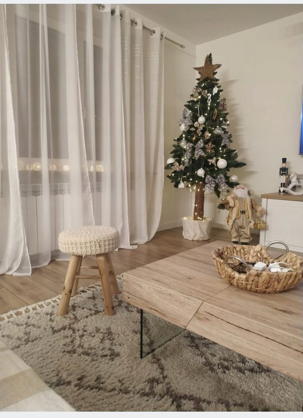 Christmas tree with cones 200 cm