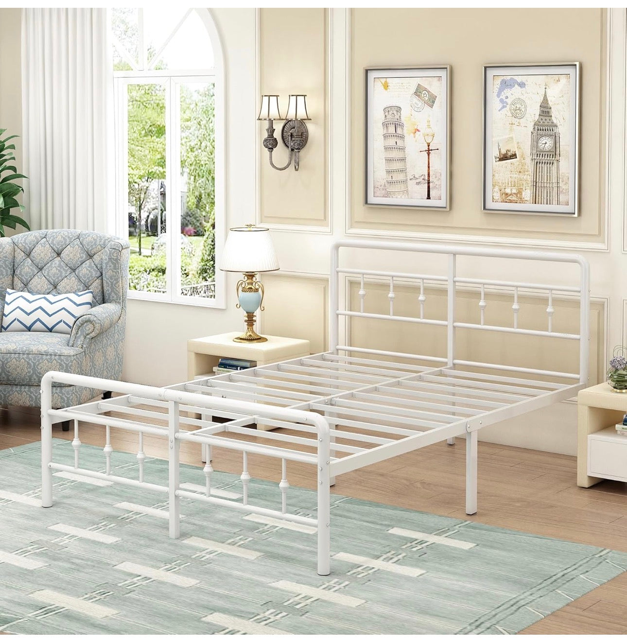Super King Bed Frame 6ft with Headboard and Footboard