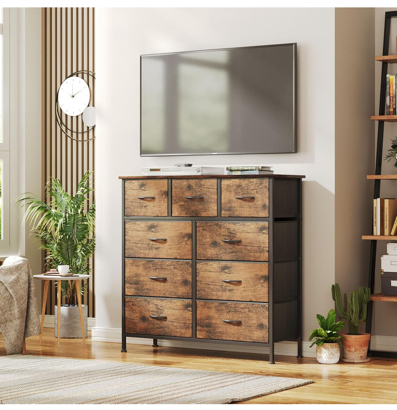 Chest of Drawer with 9 Drawers