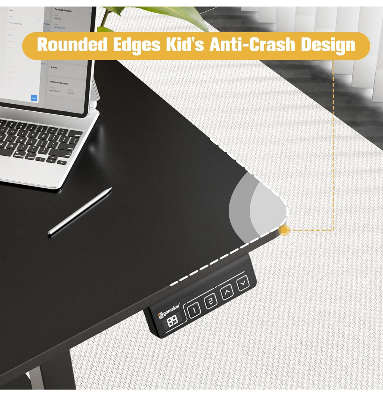 Electric Standing Desk 160x70cm
