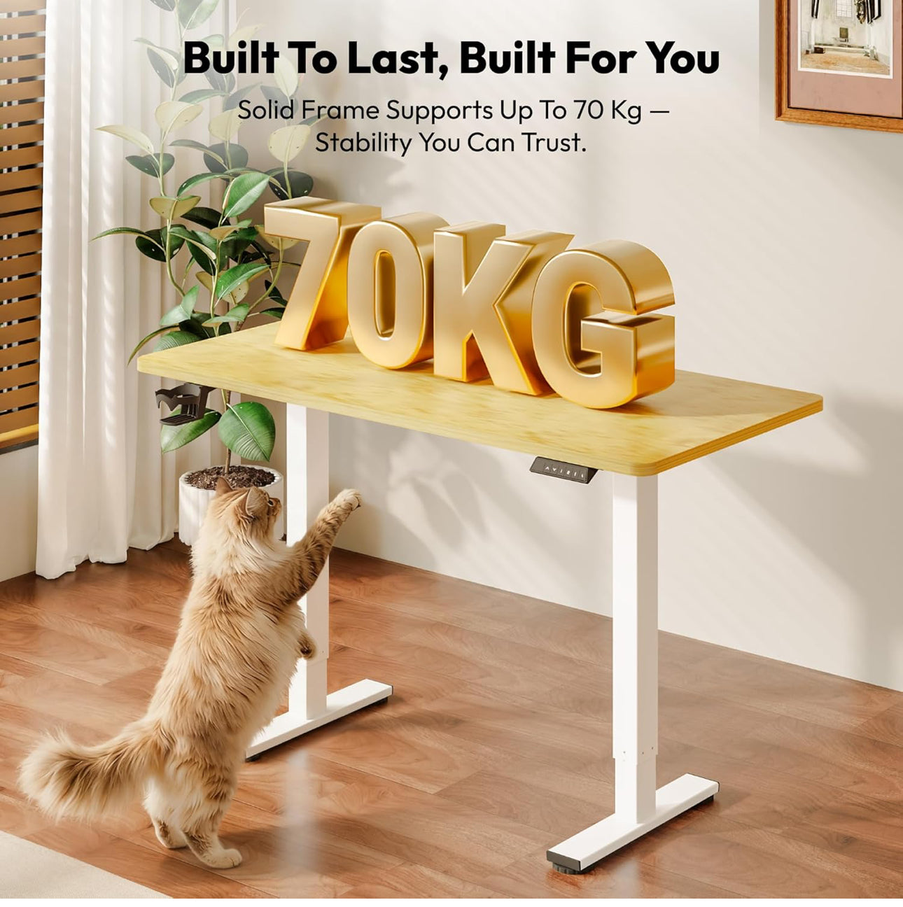 Electric Standing Desk ONE PIECE 110 * 54 Height