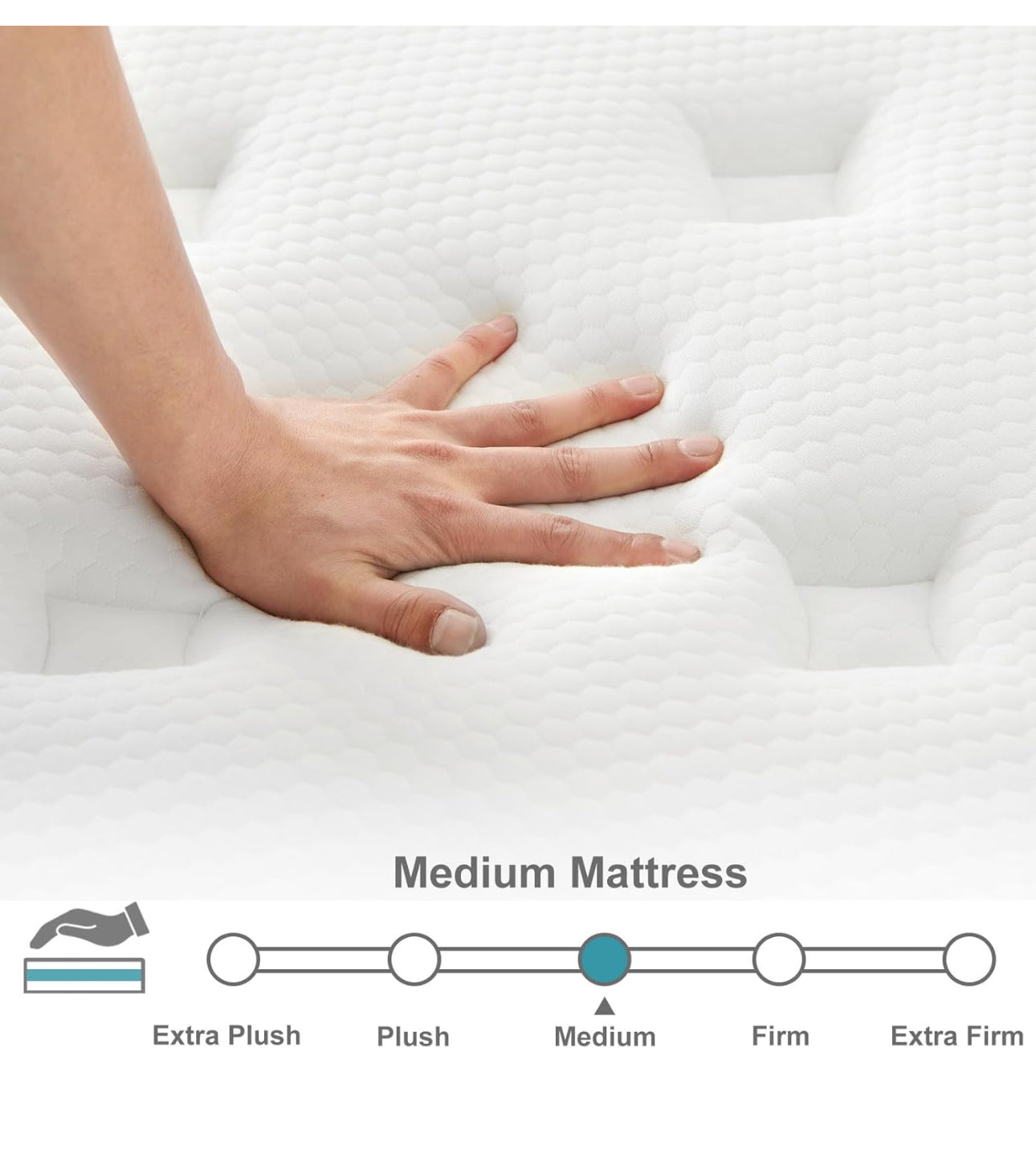King Mattress, 8.7 Inch Hybrid Mattress King