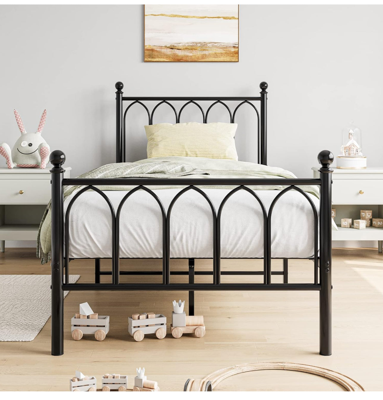 3ft Single Metal Bed