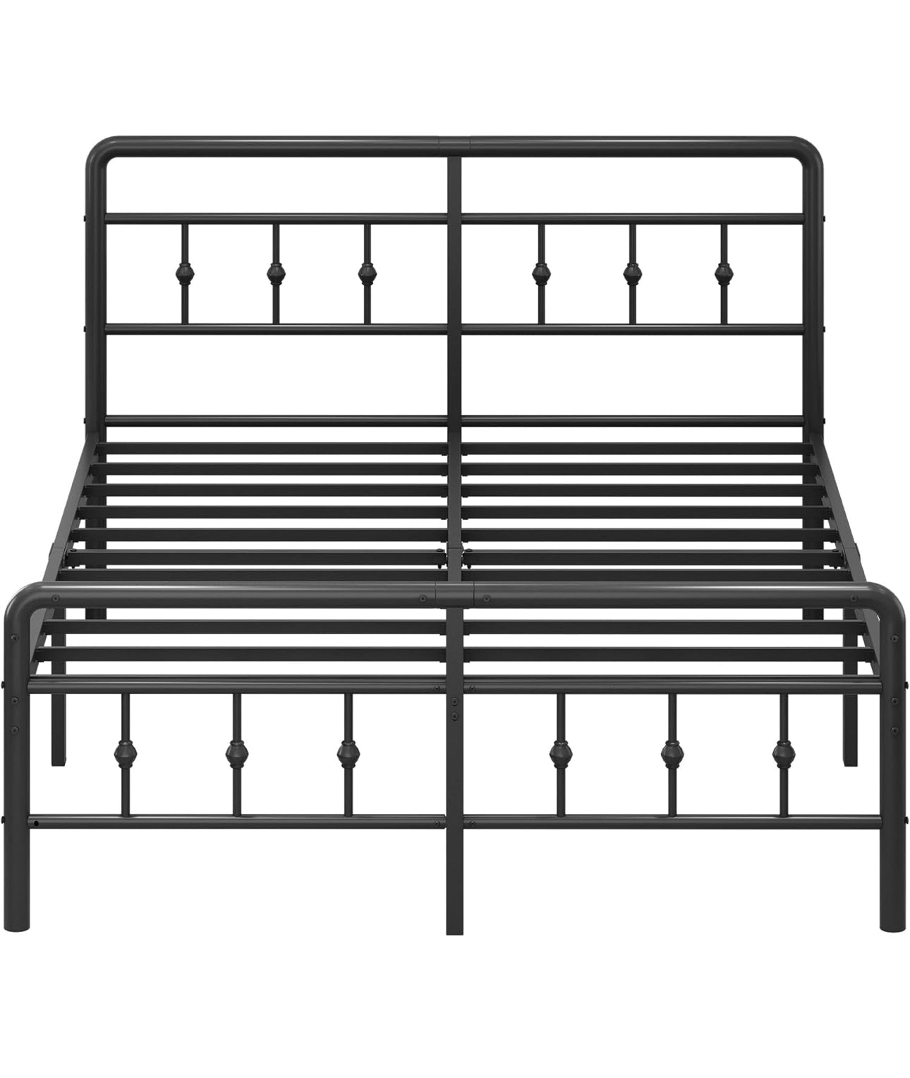 Super King Bed Frame with Victorian Headboard and Footboard