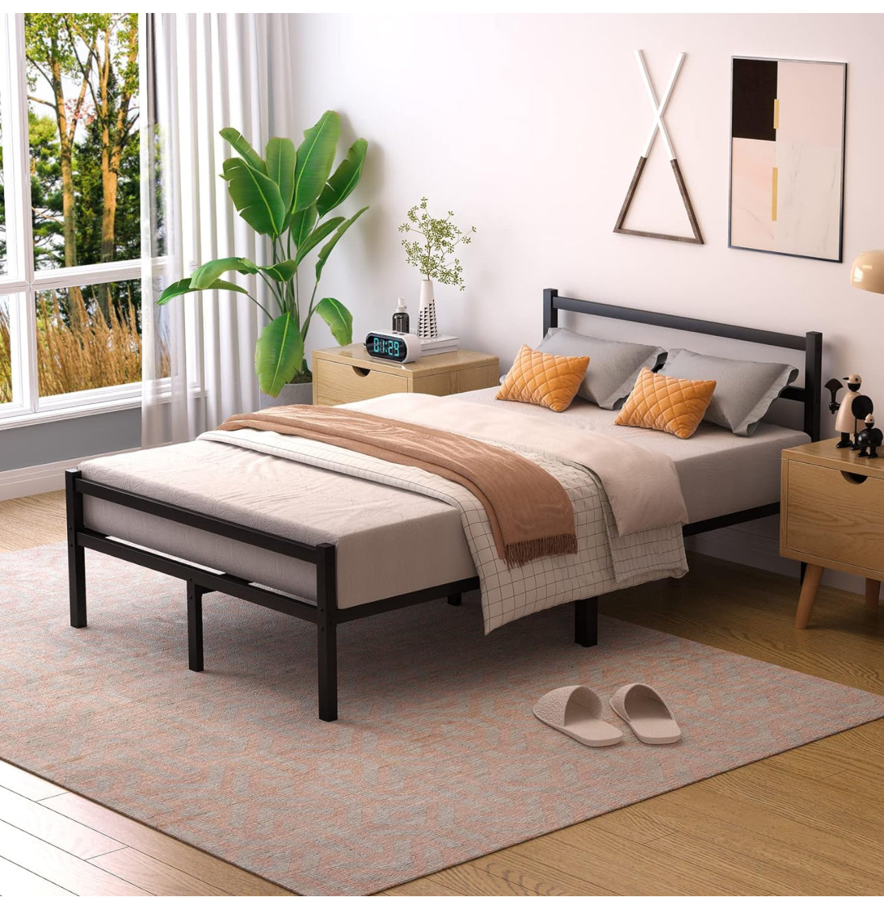 Double Bed Frames with Headboard