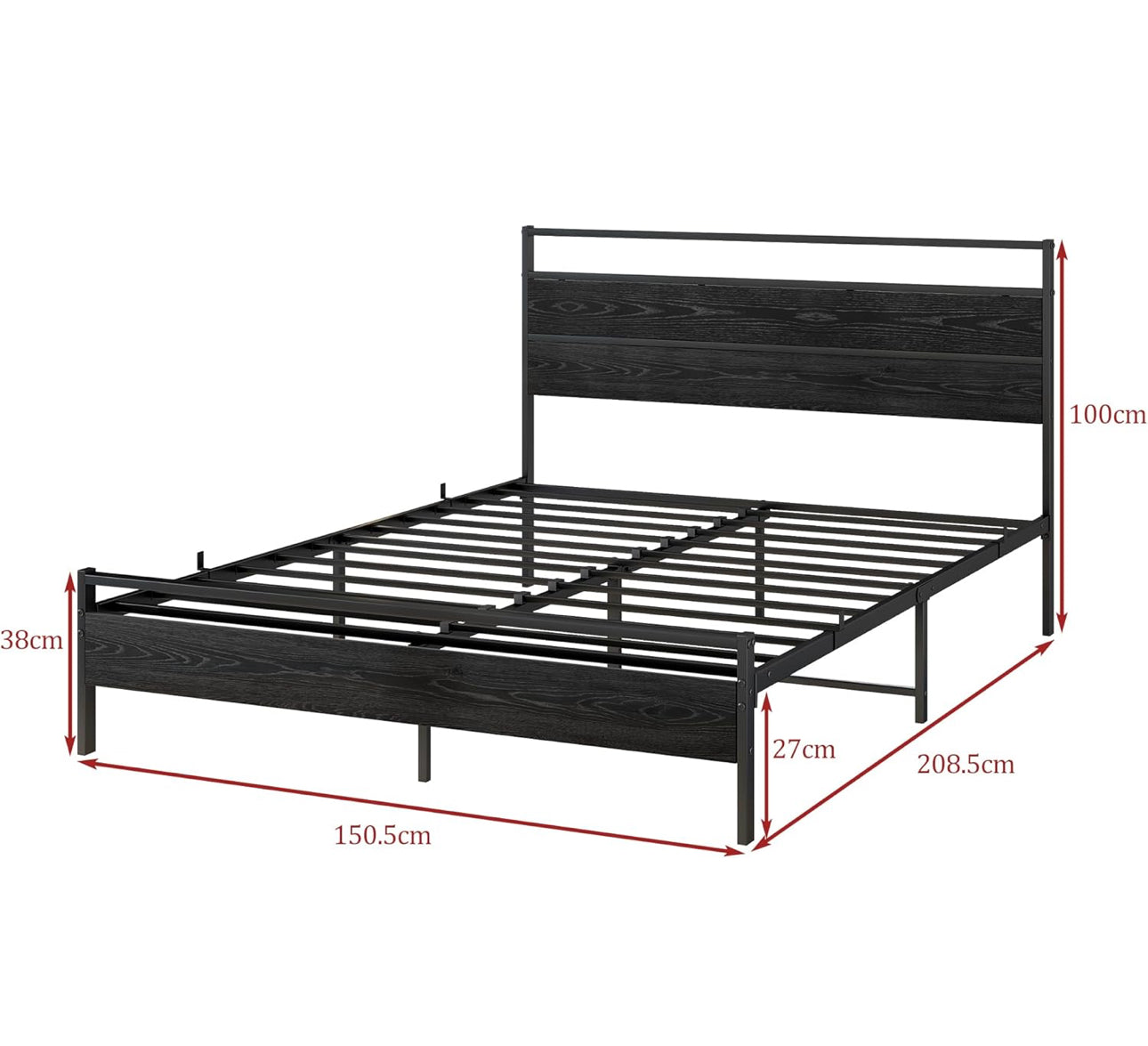 King Size Bed Frame with Storage