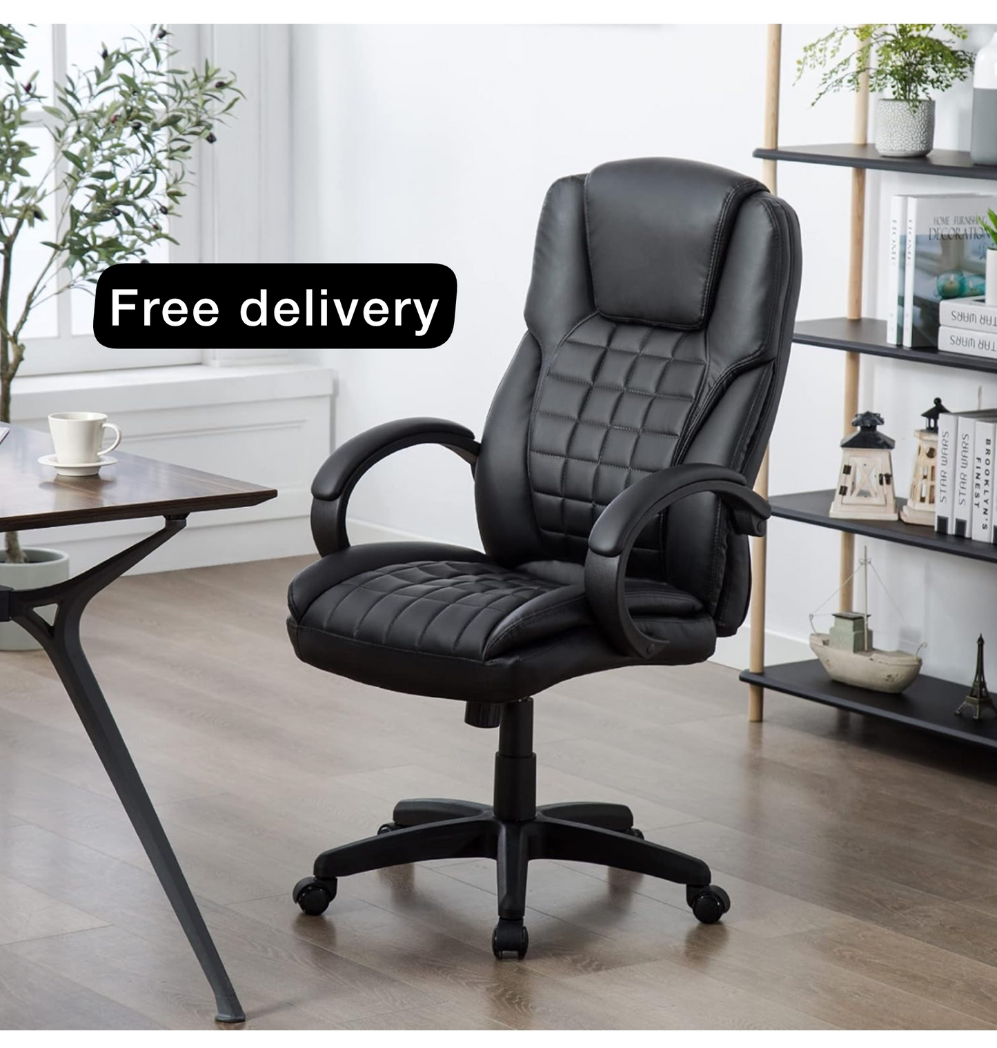 Office Chair, Faux Leather