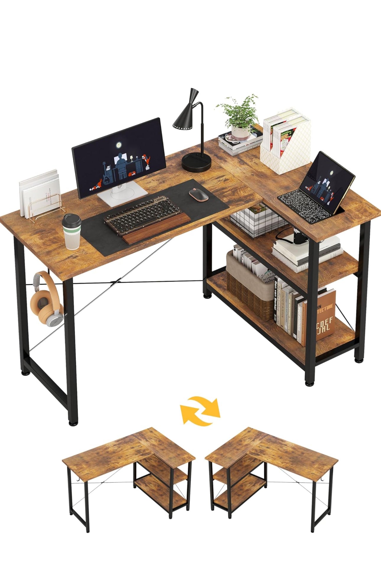 L Shaped Desk 120CM