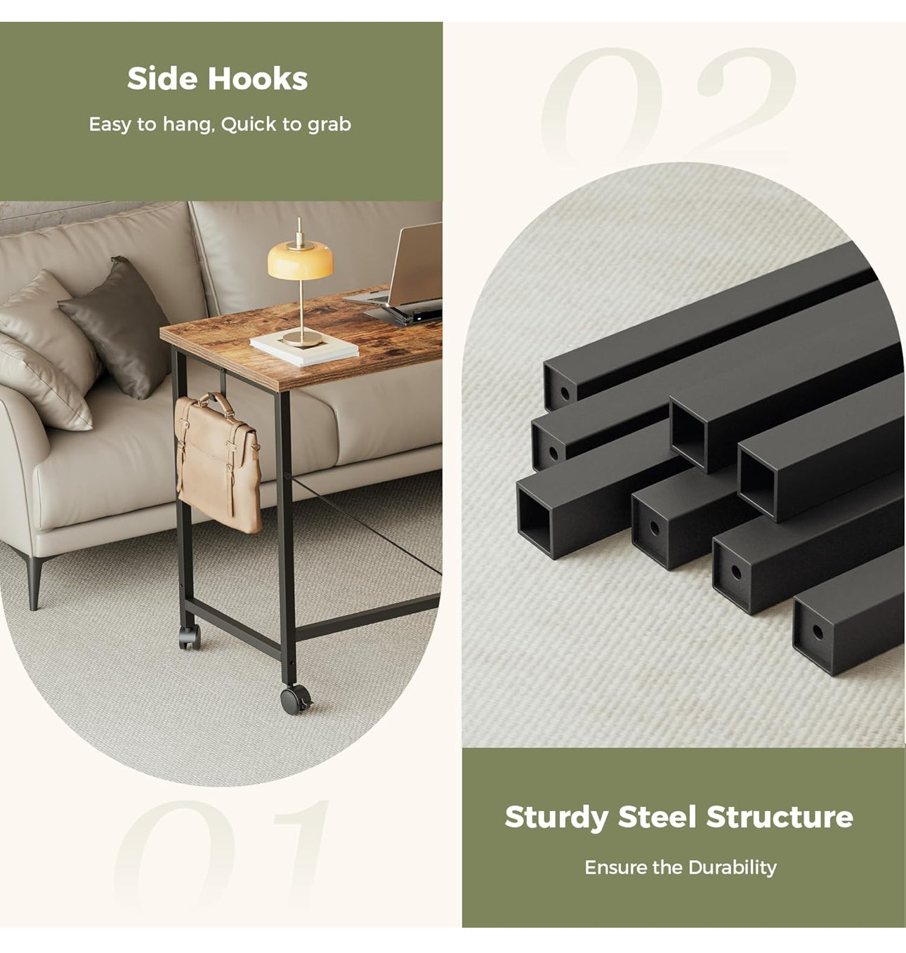 100 cm Computer Desk With Wheel