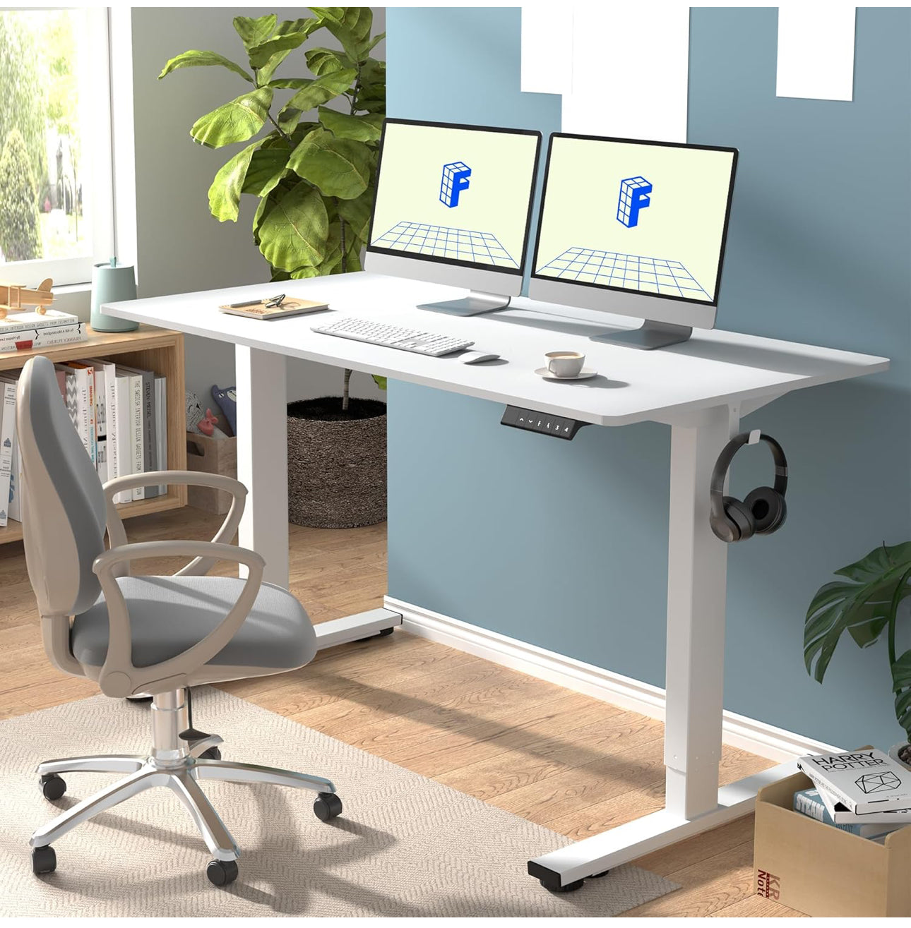 ONE PIECE Electric Standing Desk Height