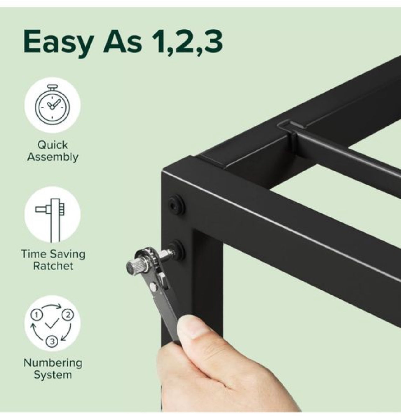Single Bed frame - Bed 90x190 cm