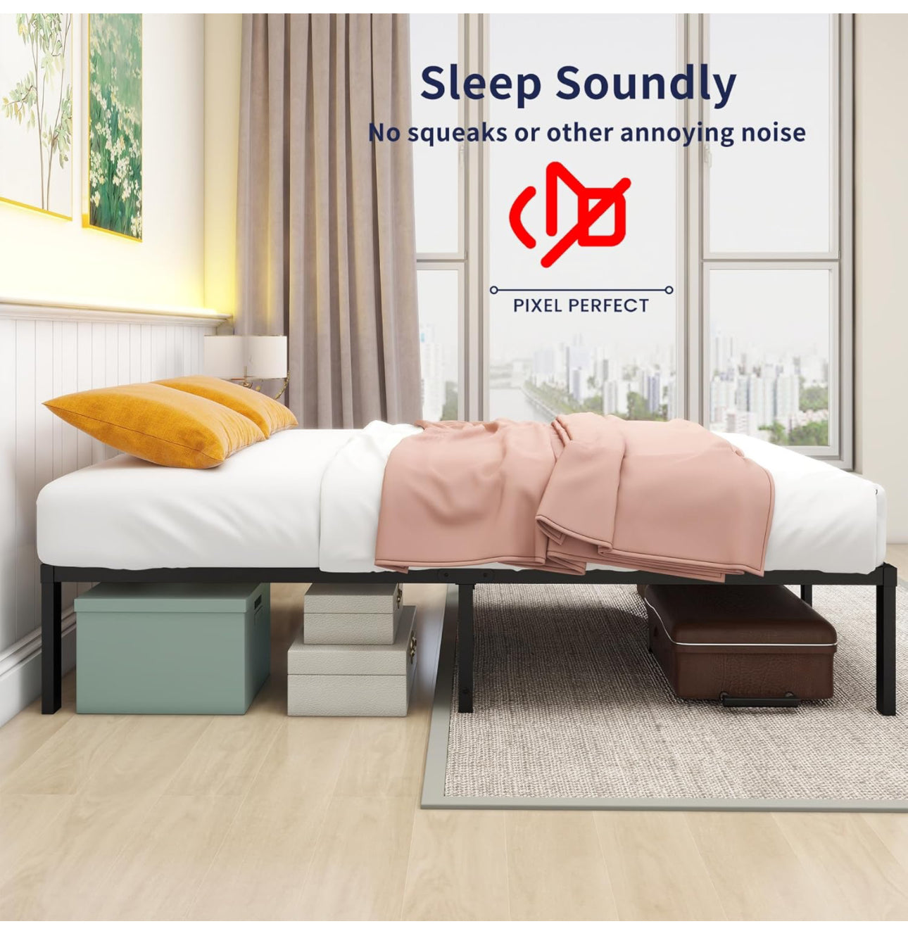 Double Bed Metal Bed Frame