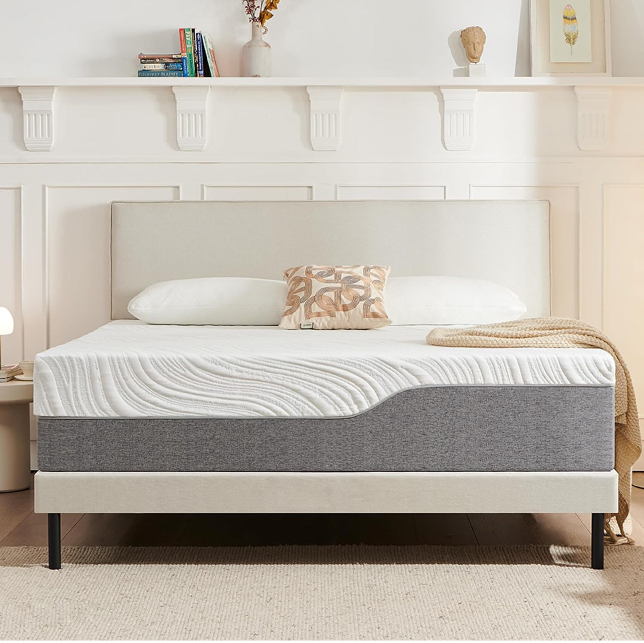 Super King Mattress, Memory Foam, Medium Firm, Breathable Knitted, Soft and Skin Friendly Cloth