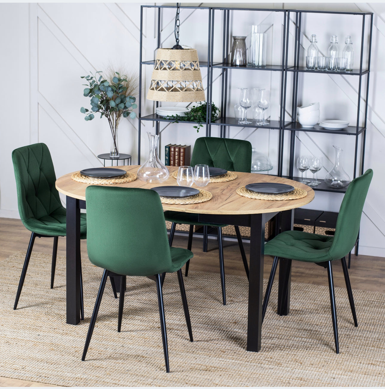 Velvet chairs set of 4