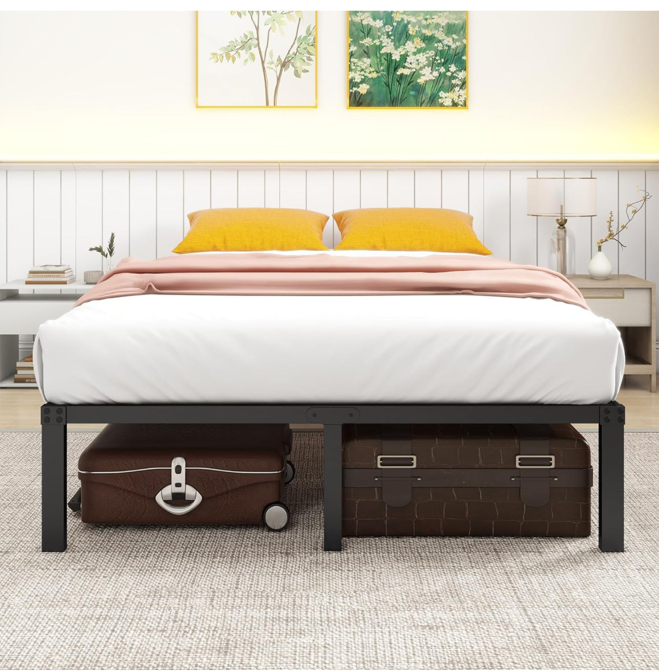 Double Bed Metal Bed Frame