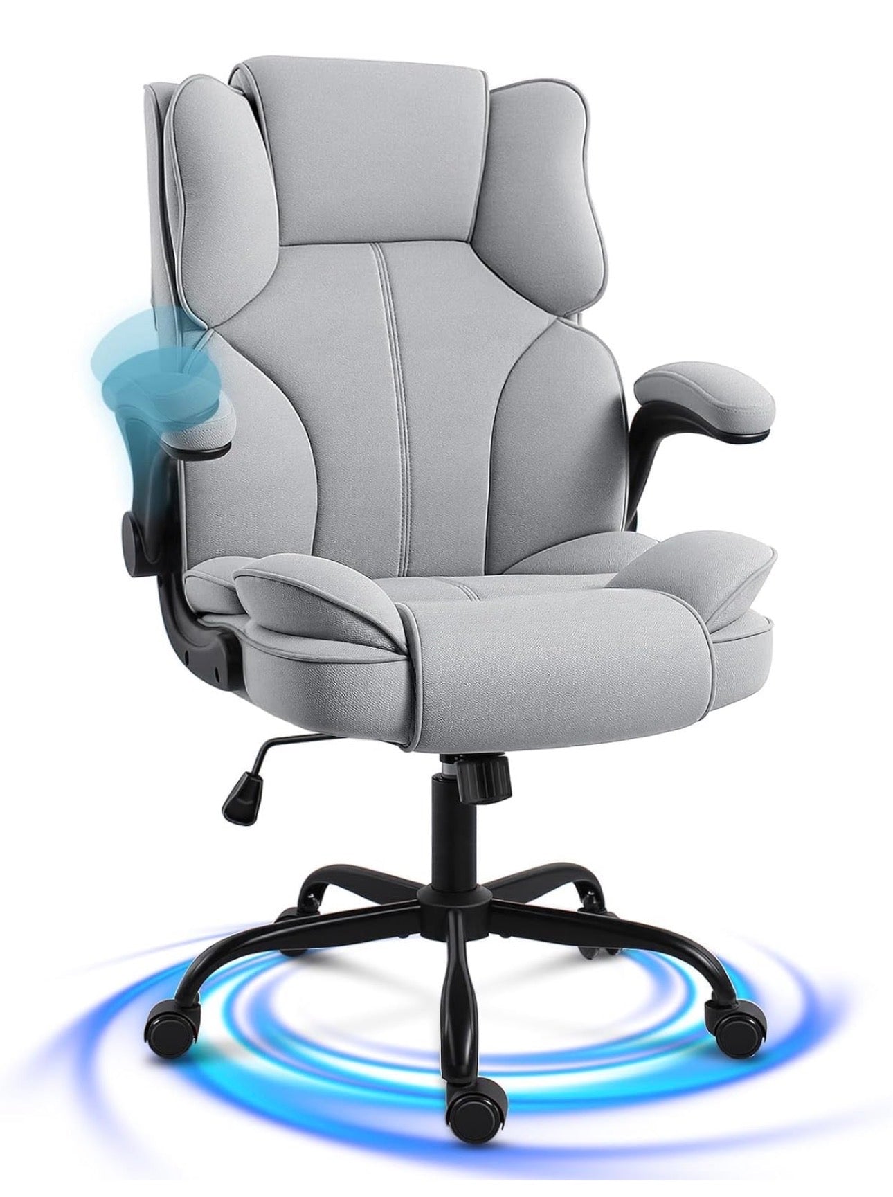 Office Chair,Desk Chair with 90° Flip up Armrest,Computer Chairs for Adjustable Height