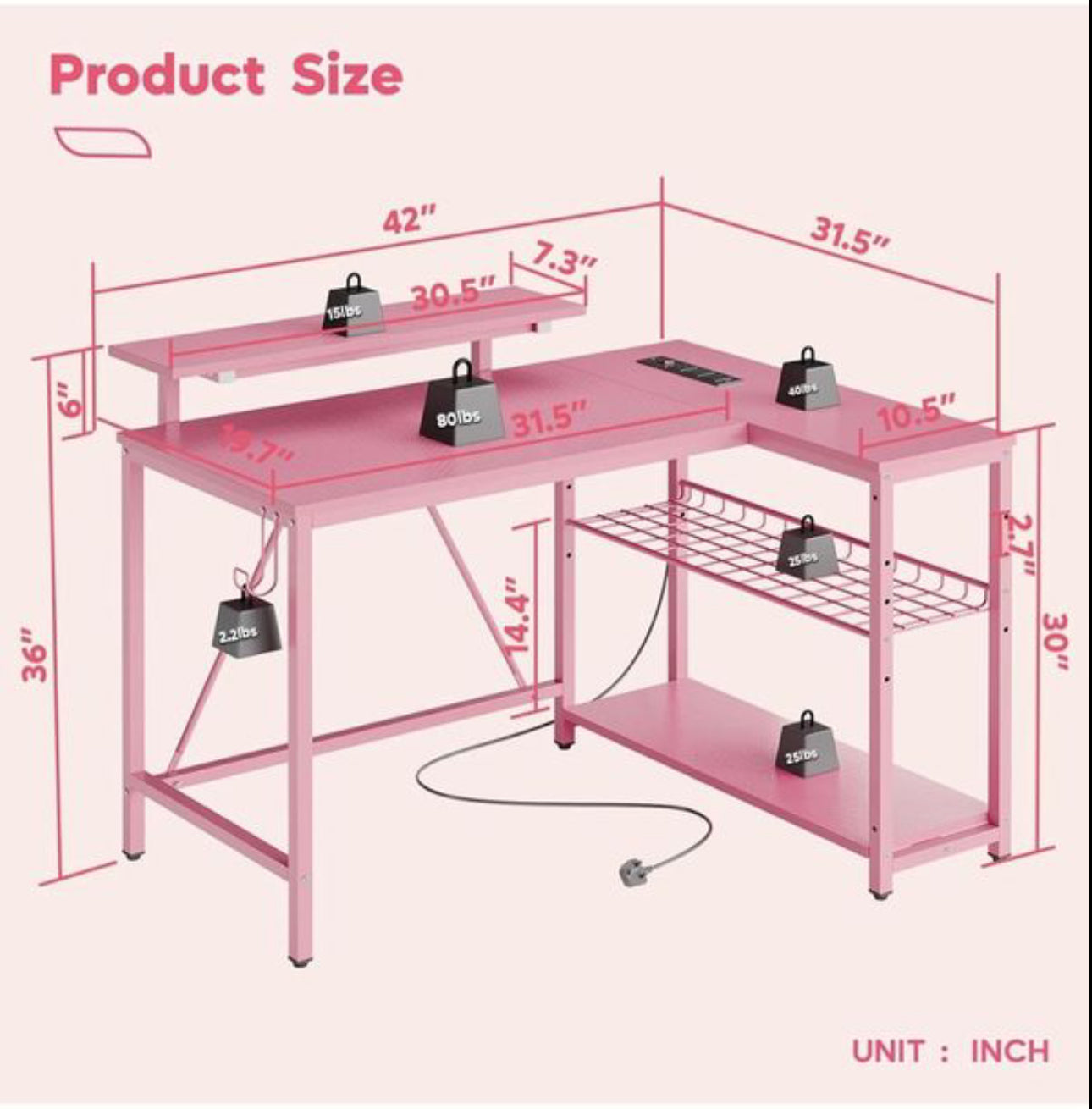 L Shaped Desk