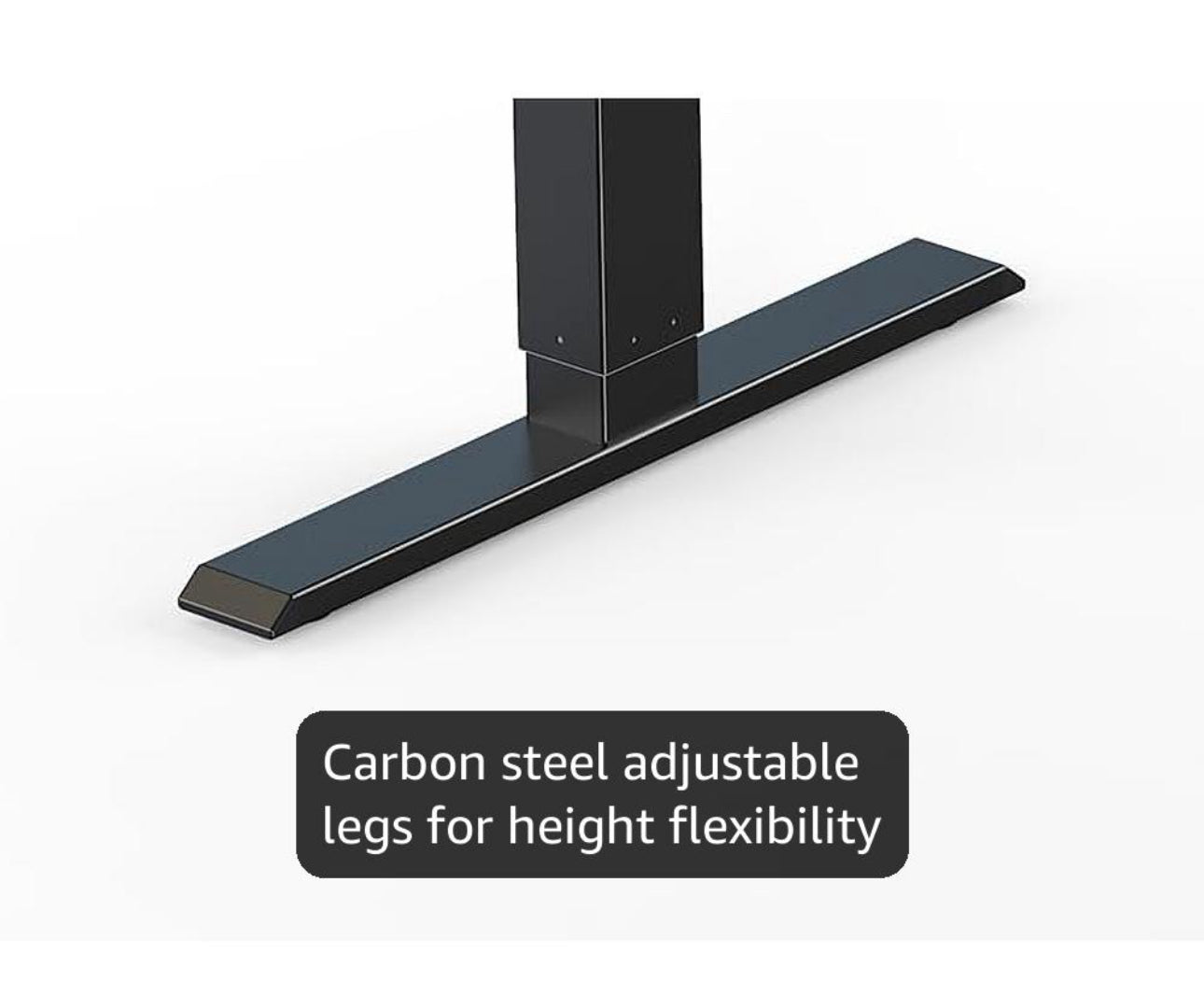 Standing Desk 120x60cm, Supports Up to 80KG Height Adjustable Electric Standing Desk with Storage Bag