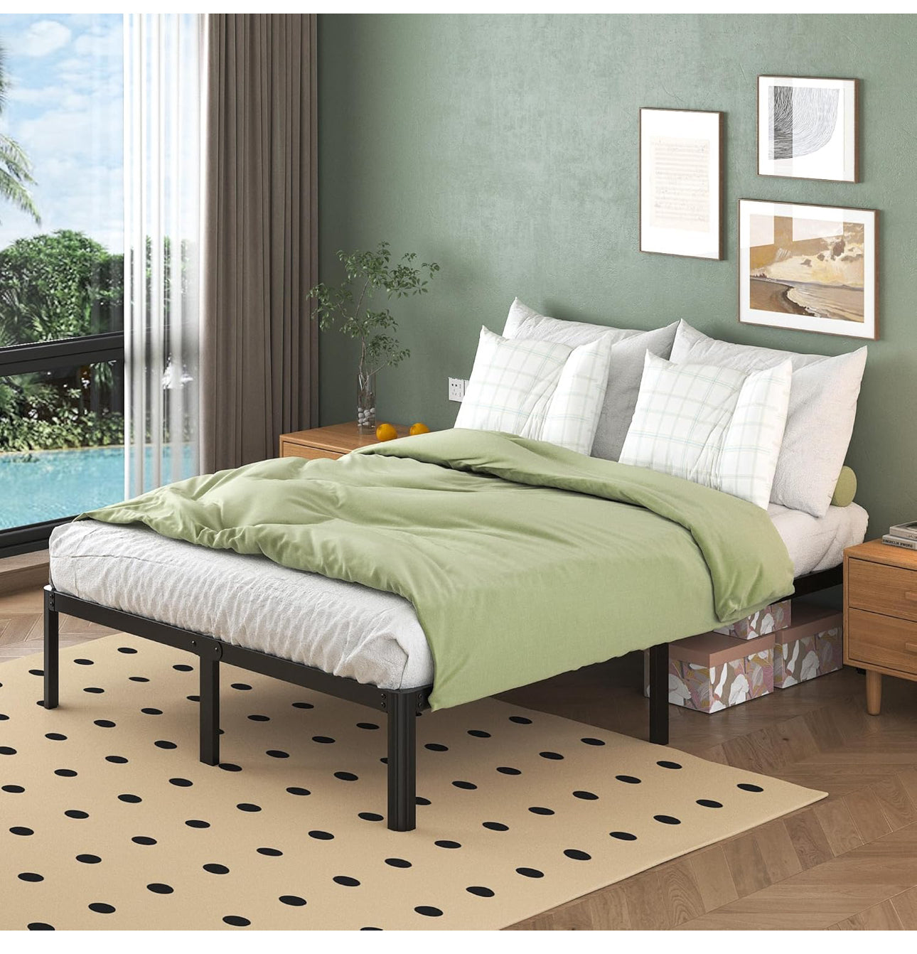 Double Bed Frame 4ft6