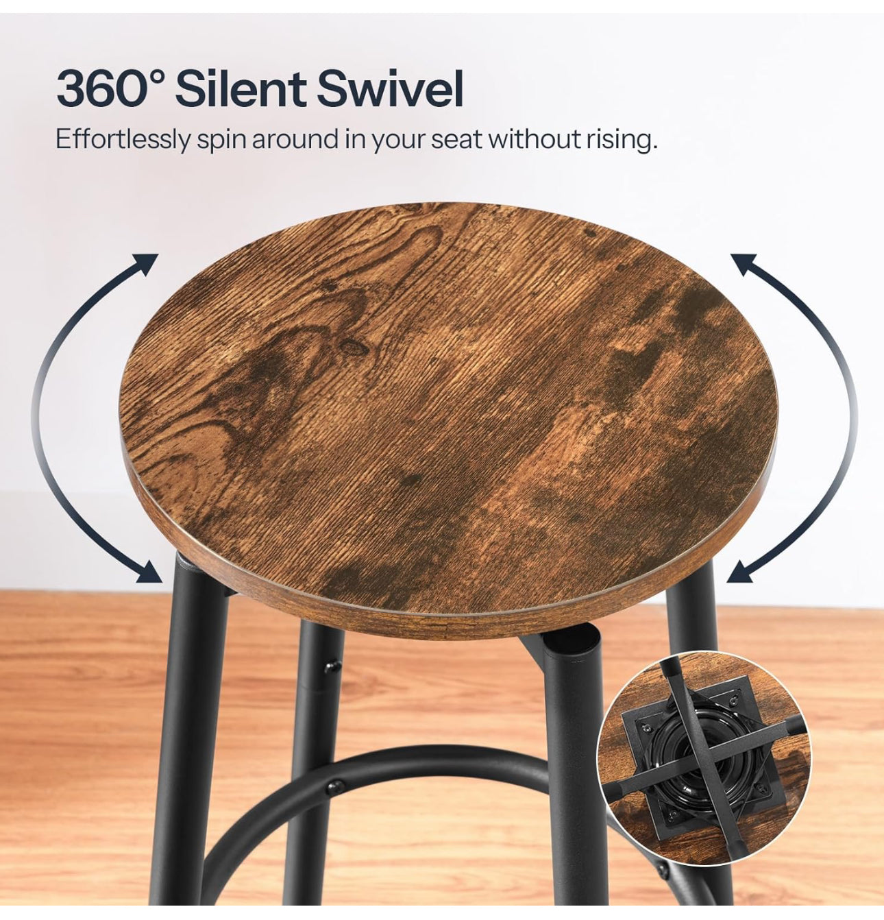 Swivel Bar Stools Set of 4