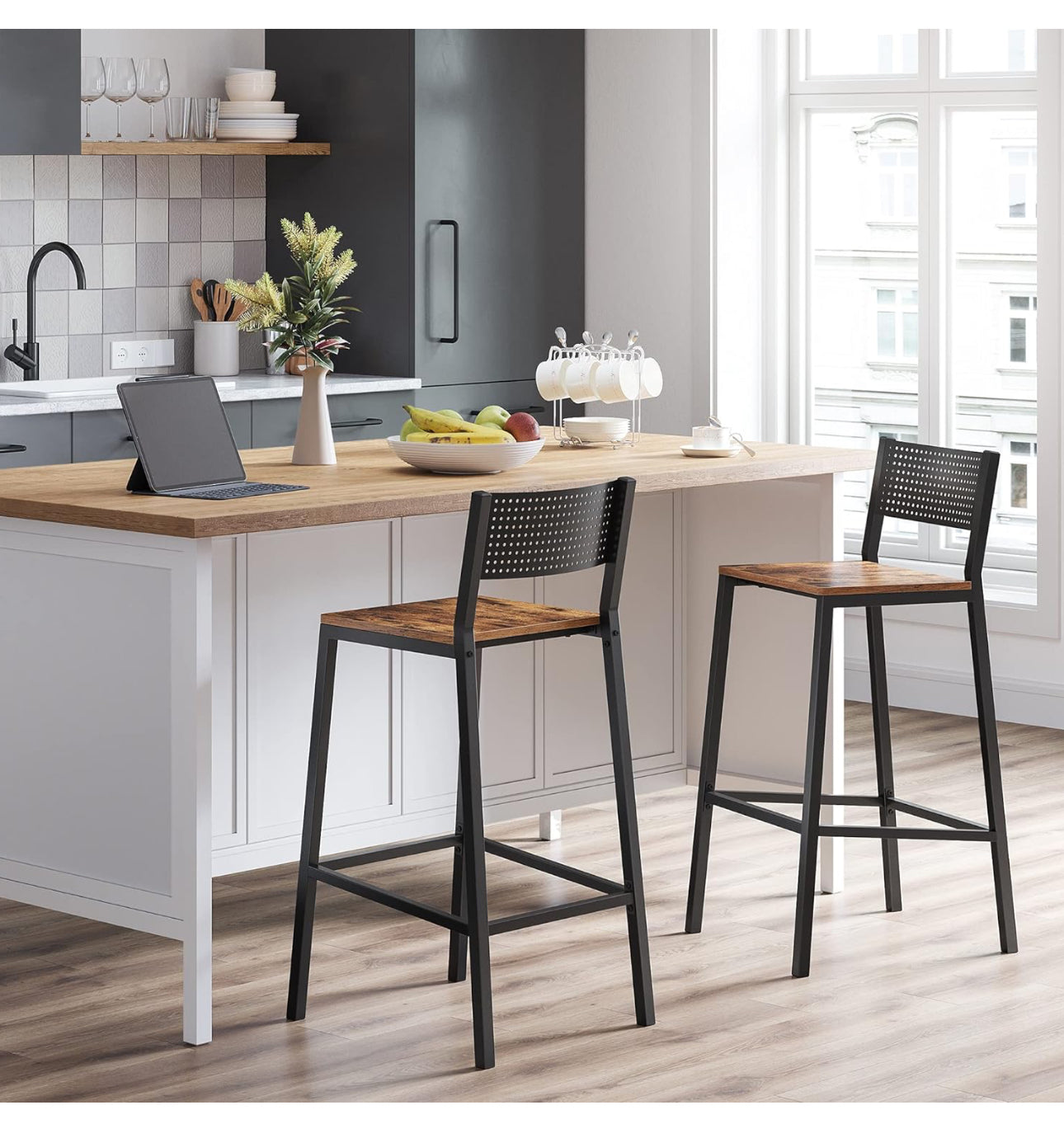 Breakfast Kitchen Bar Stool Set of 2