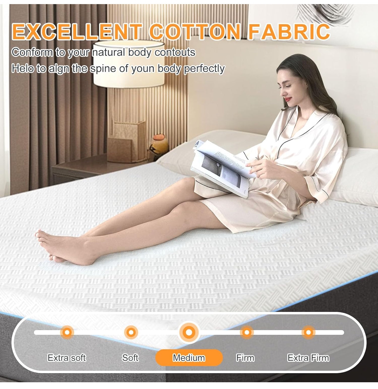Double Mattress，20CM Memory Foam Mattress Breathable