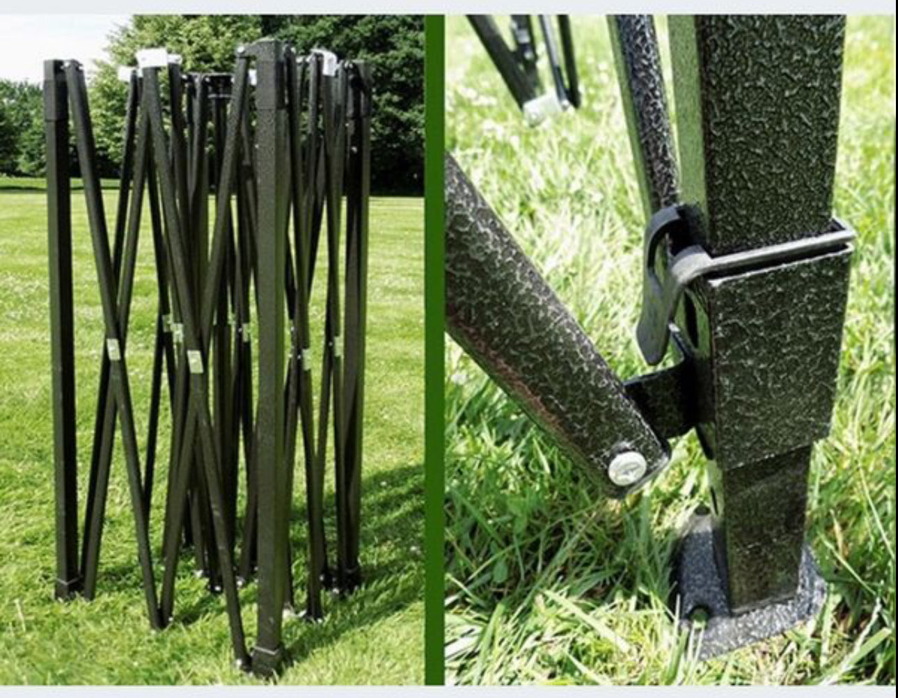 Gazebo 3 x 4.5 m Green
